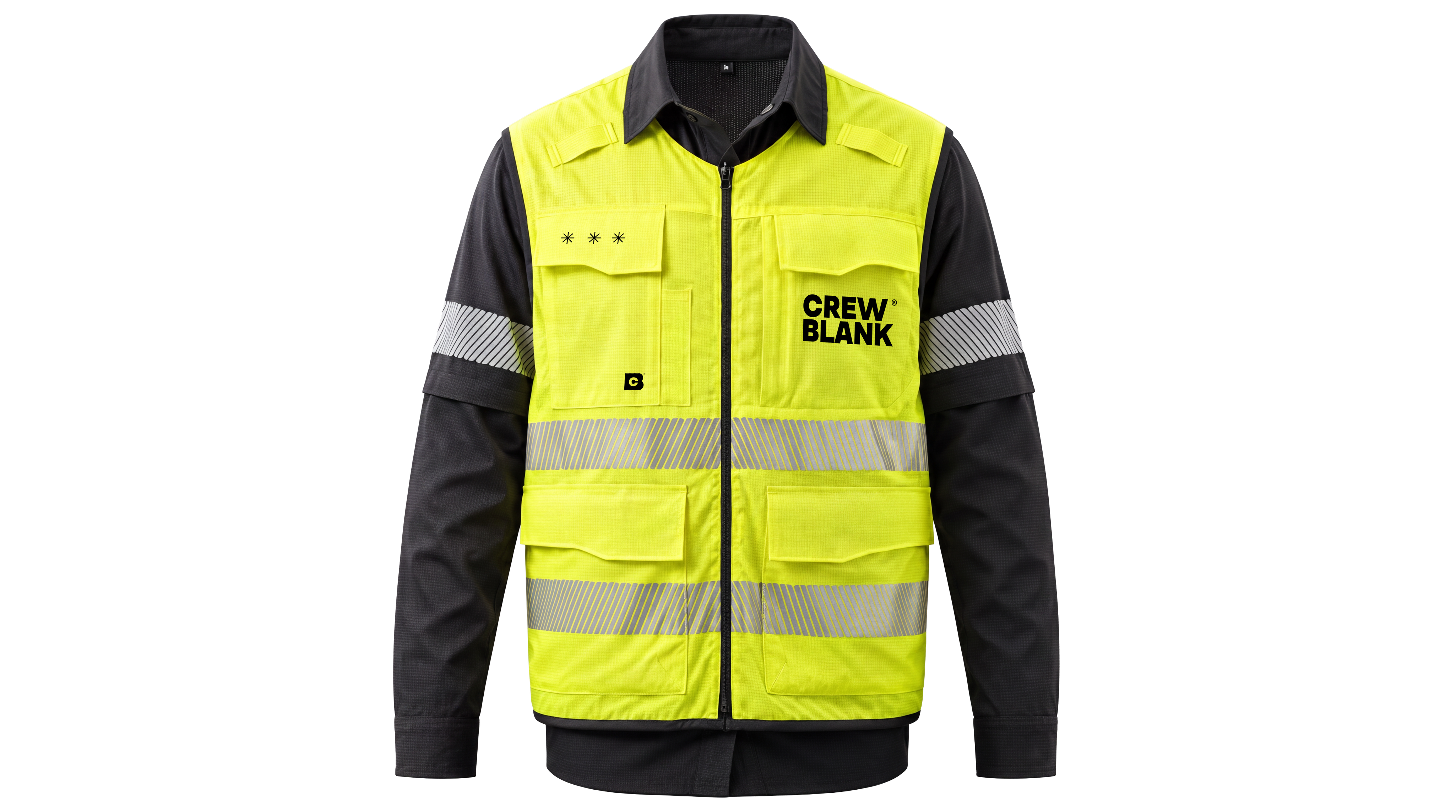 Custom workwear with company logo embroidery and printing