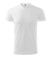 Heavy V-neck - white