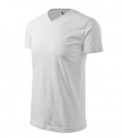 Heavy V-neck - white