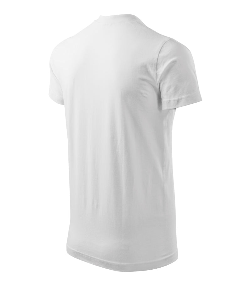 Heavy V-neck - white