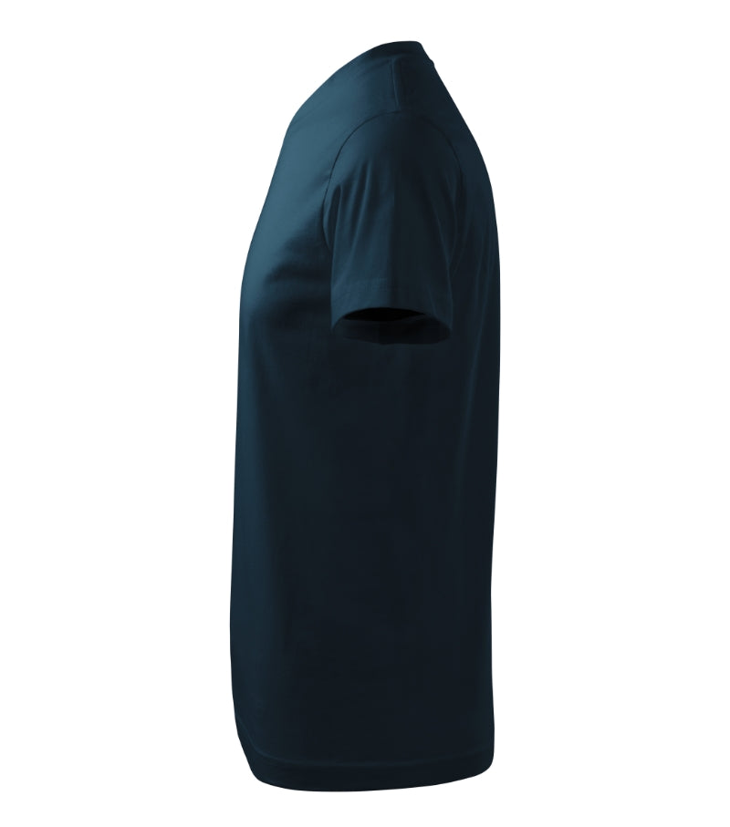 Heavy V-neck - navy blue