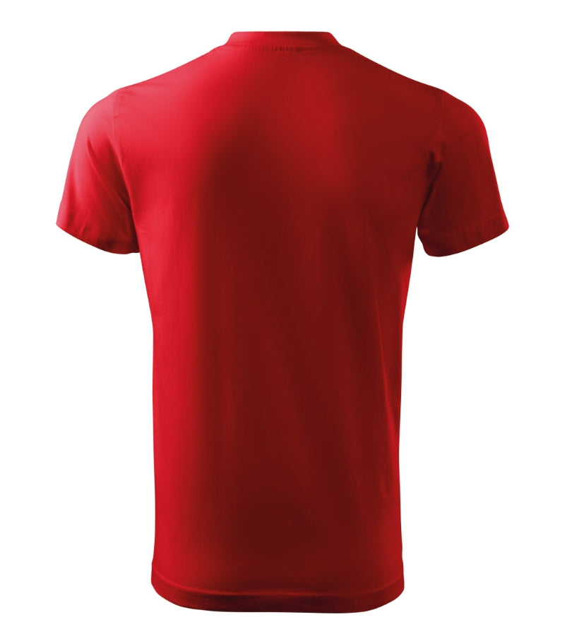 Heavy V-neck - red