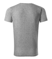 Heavy V-neck - dark gray melange