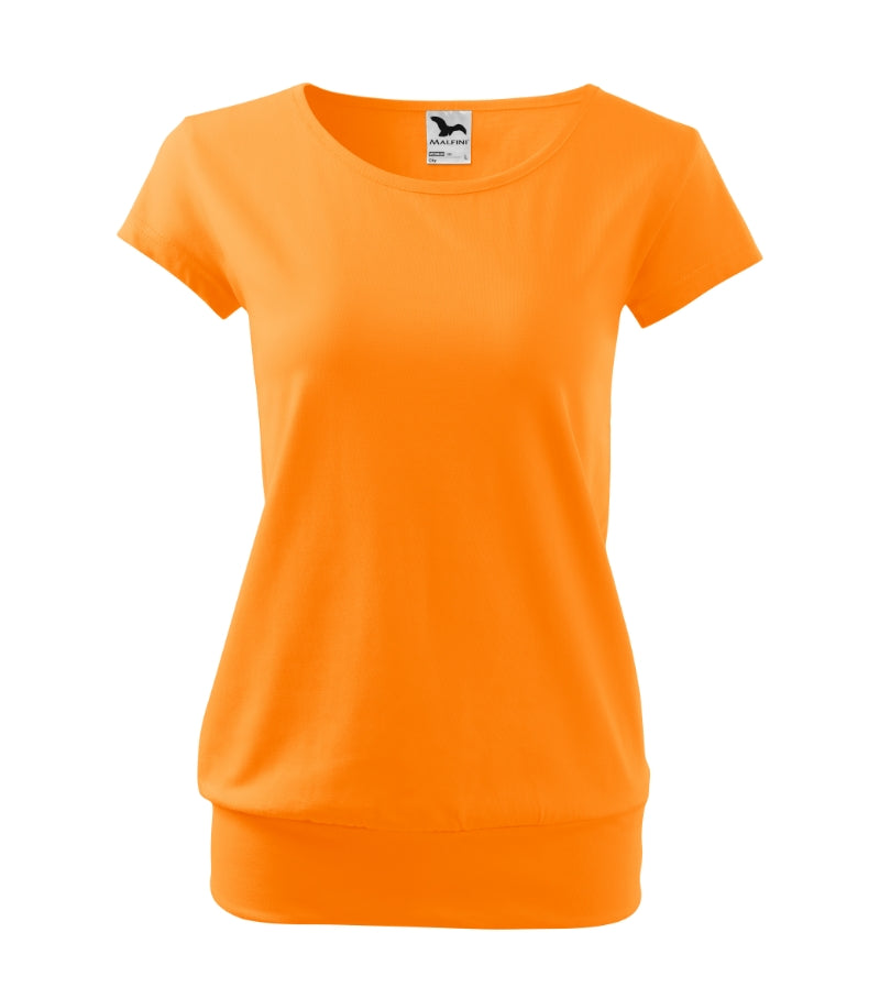 City - tangerine orange