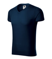 Slim Fit V-neck - navy blue