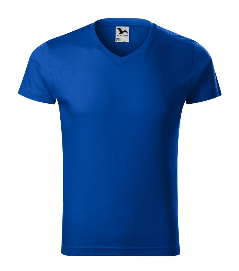 Slim Fit V-neck - royal blue