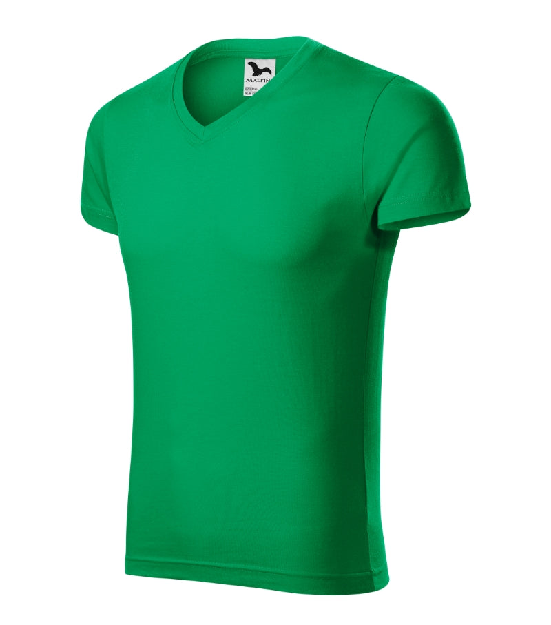 Slim Fit V-neck - kelly green