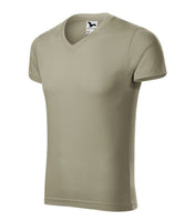 Slim Fit V-neck - light khaki