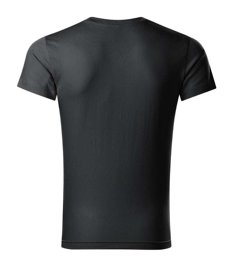 Slim Fit V-neck - ebony gray