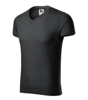 Slim Fit V-neck - ebony gray