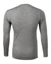 Merino Rise LS - dark gray melange