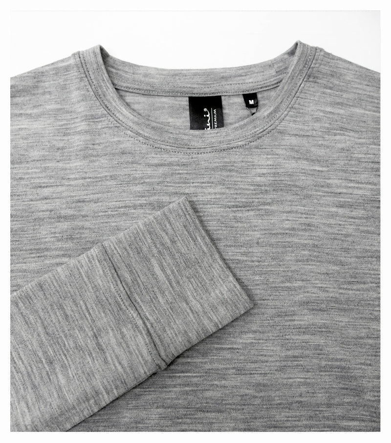 Merino Rise LS - almond