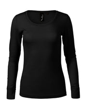 Merino Rise LS - black