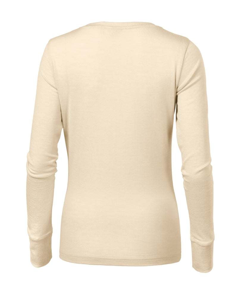 Merino Rise LS - almond