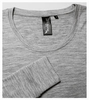 Merino Rise LS - almond