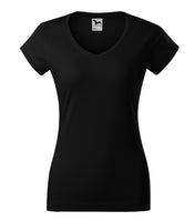 Fit V-neck - black