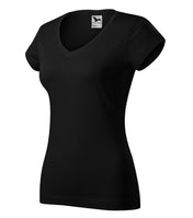 Fit V-neck - black