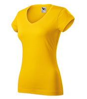 Fit V-neck - yellow