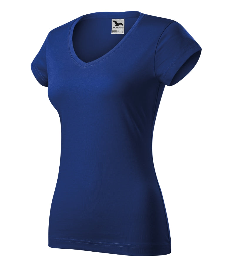 Fit V-neck - royal blue