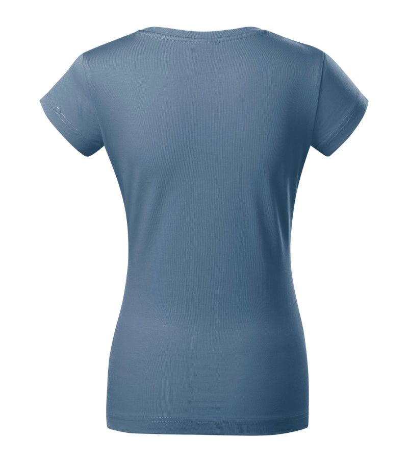 Fit V-neck - denim