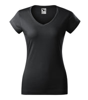 Fit V-neck - ebony gray