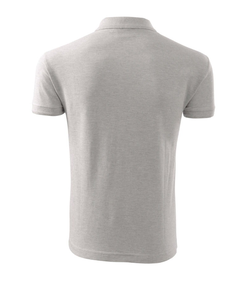 Pique Polo - ash melange