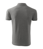Pique Polo - dark gray melange