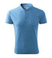 Pique Polo - azure blue