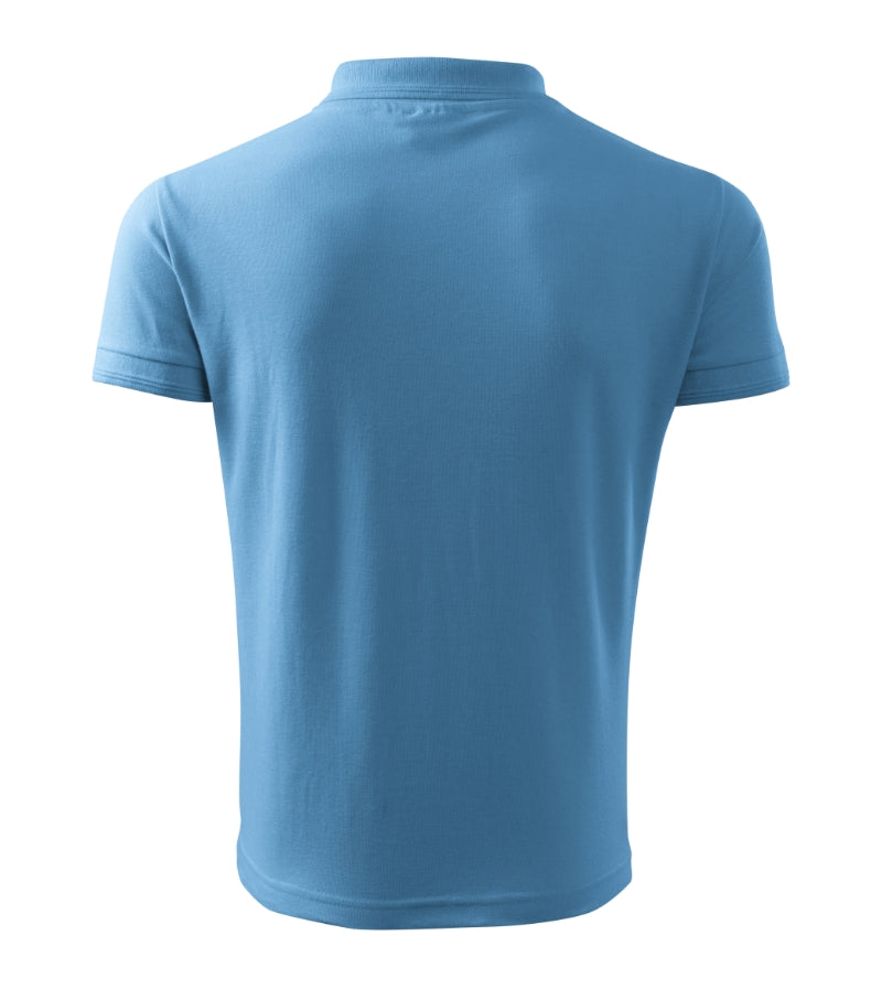 Pique Polo - azure blue