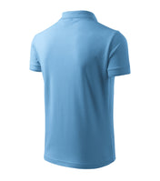 Pique Polo - azure blue
