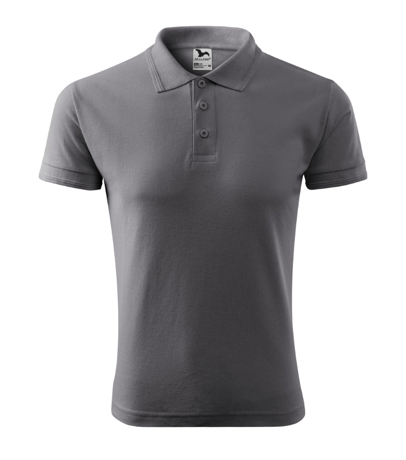 Pique Polo - steel gray
