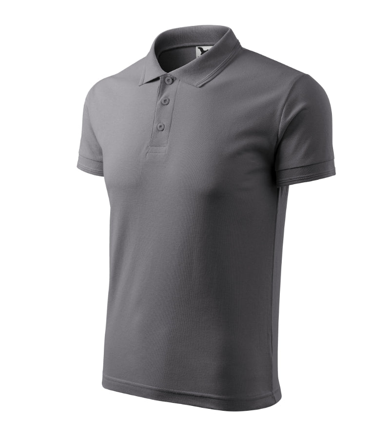 Pique Polo - steel gray