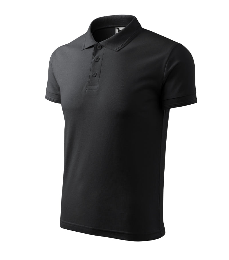 Pique Polo - ebony gray