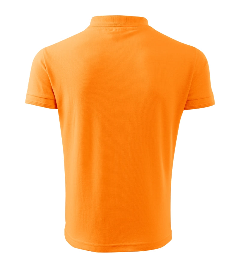 Pique Polo - tangerine orange