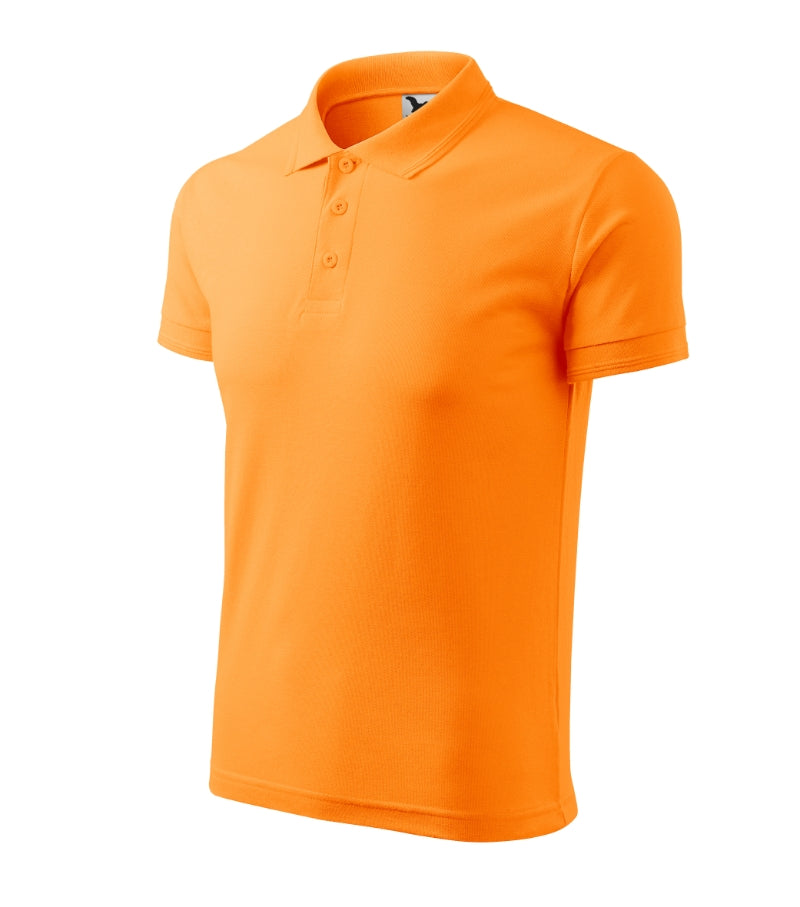 Pique Polo - tangerine orange