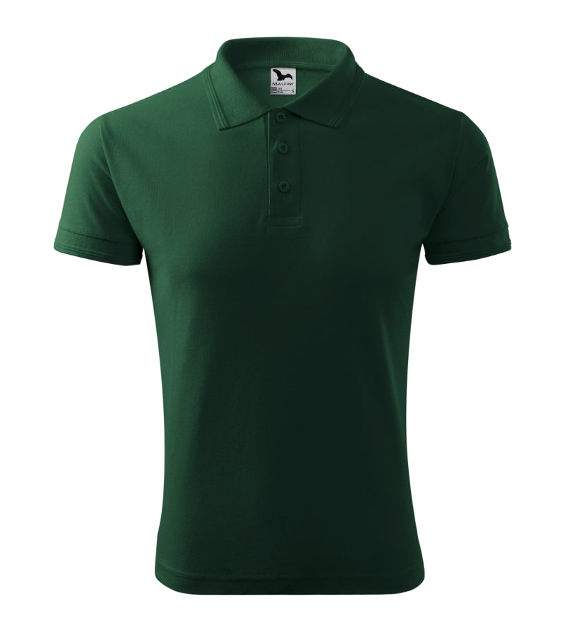 Pique Polo - dark green