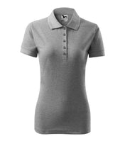 Pique Polo - dark gray melange
