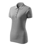 Pique Polo - dark gray melange