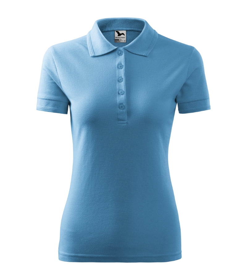 Pique Polo - azure blue