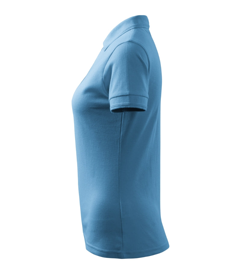 Pique Polo - azure blue