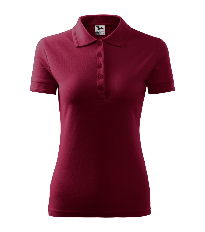 Pique Polo - garnet