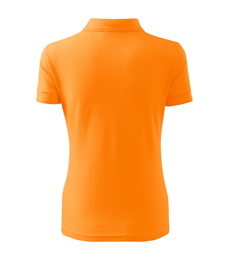 Pique Polo - tangerine orange