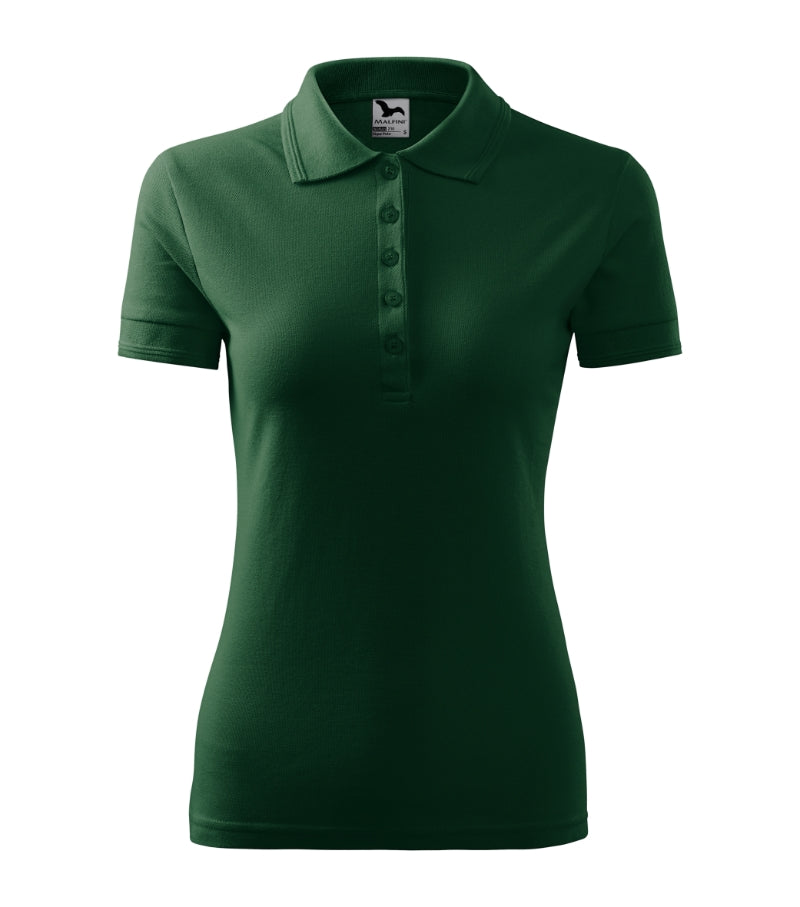 Pique Polo - dark green