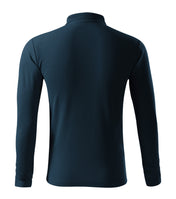 Pique Polo LS - navy blue