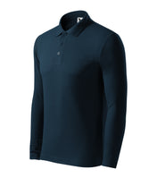 Pique Polo LS - navy blue