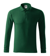 Pique Polo LS - dark green