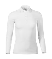 Pique Polo LS - white
