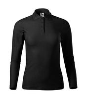 Pique Polo LS - black