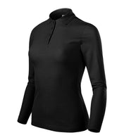 Pique Polo LS - black