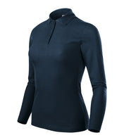 Pique Polo LS - navy blue